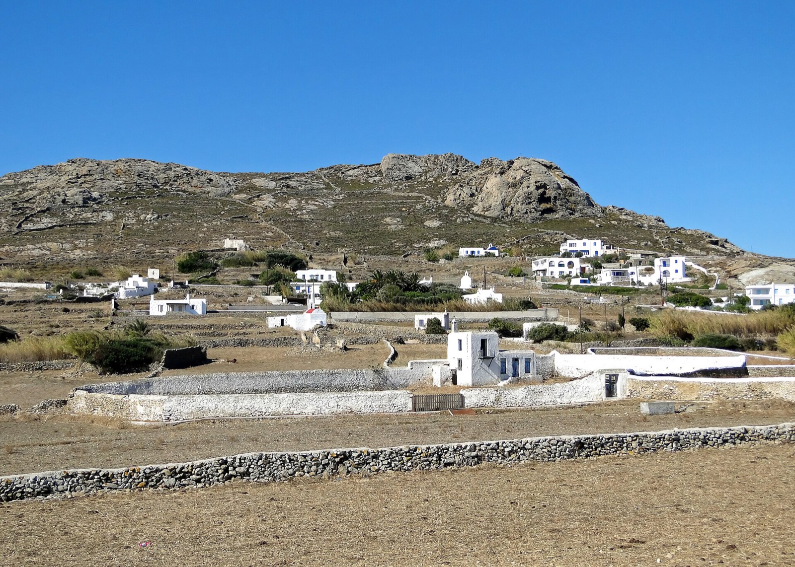 View over the village of Ano Mera