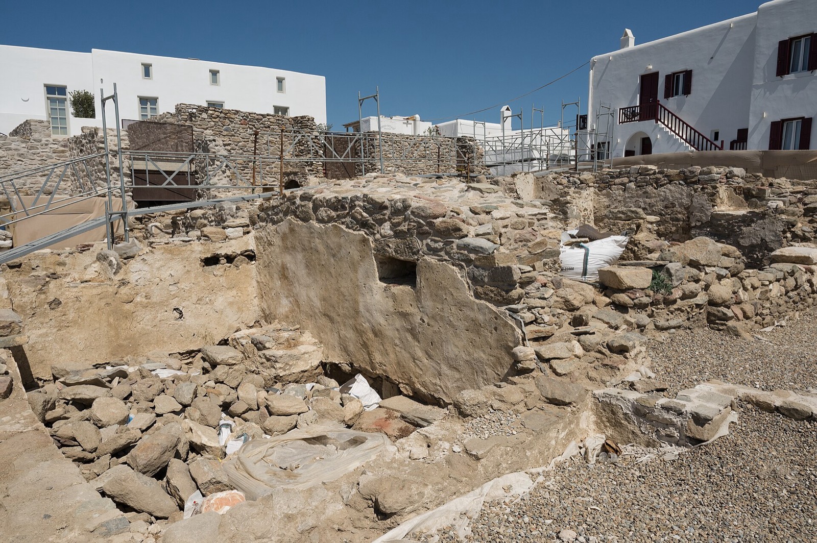 Kastro quarter of Chora above the sea