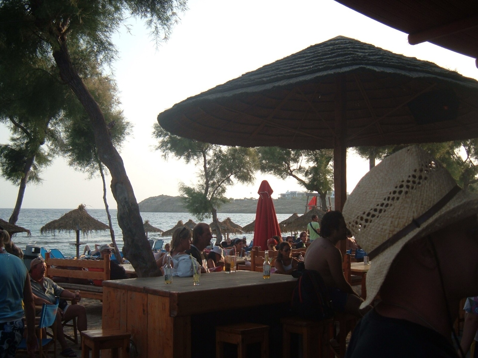 Tropicana beach club bar on Paradise beach